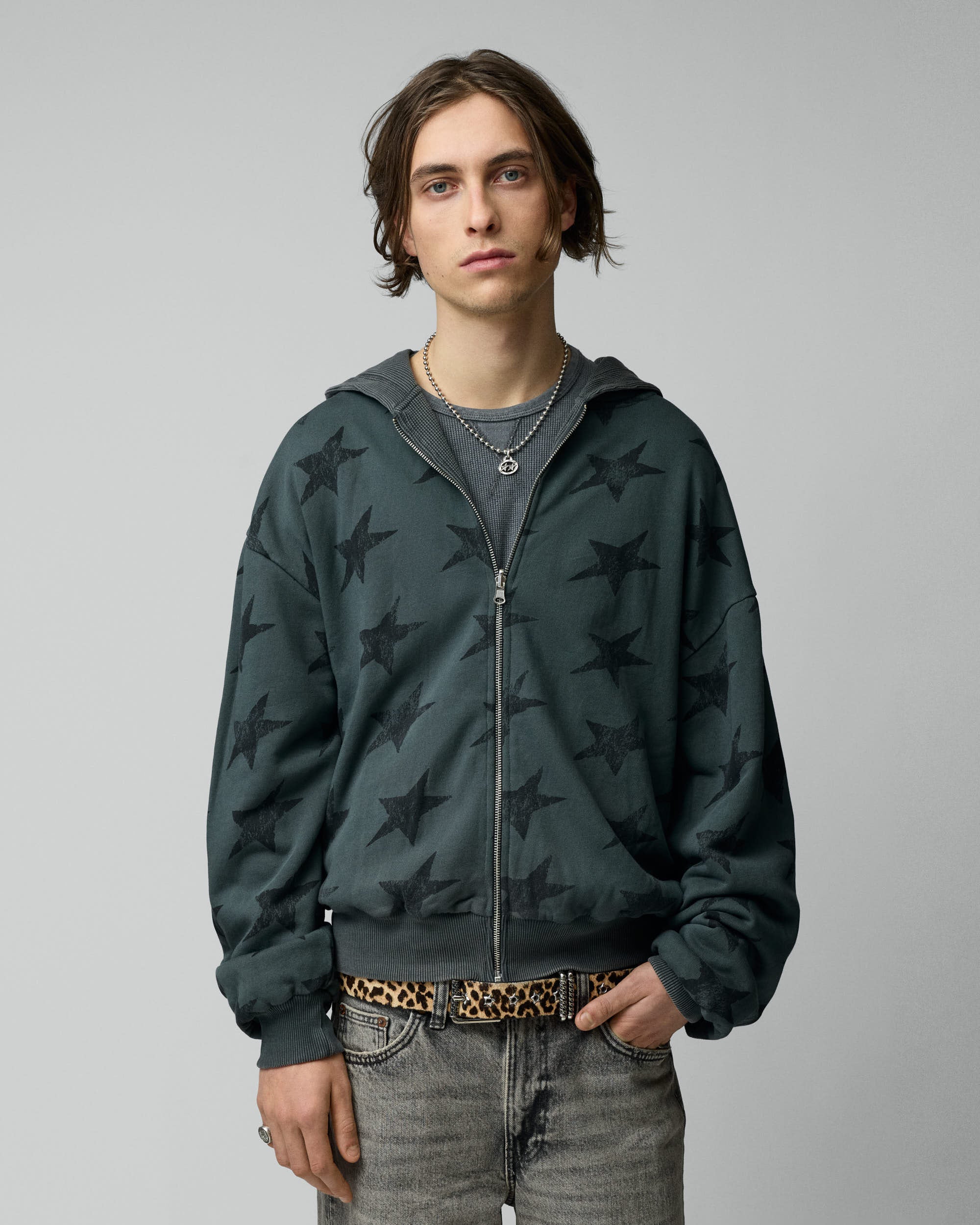 All Over Reversible Full-zip Black - Image 3