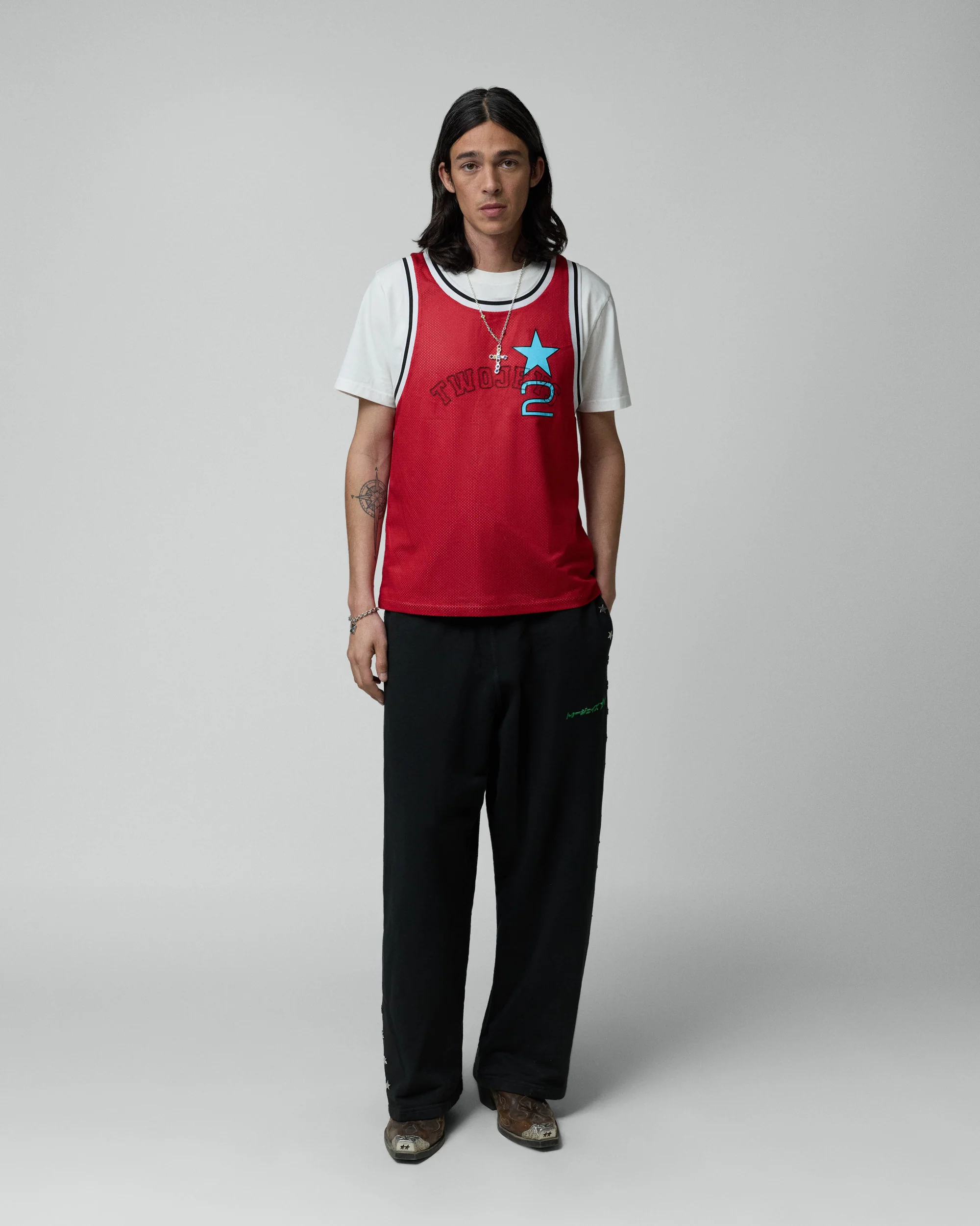 All-Star Mesh Tee Red - Image 3