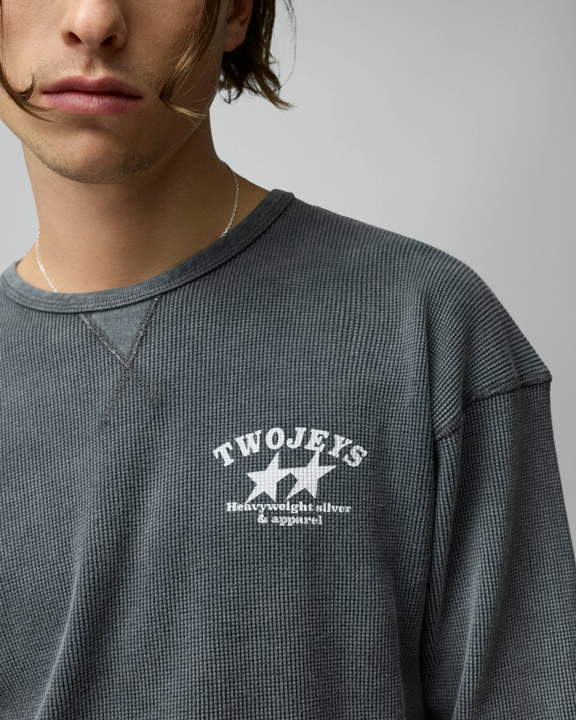 Antracita Basic Waffle Long Sleeve - Image 6