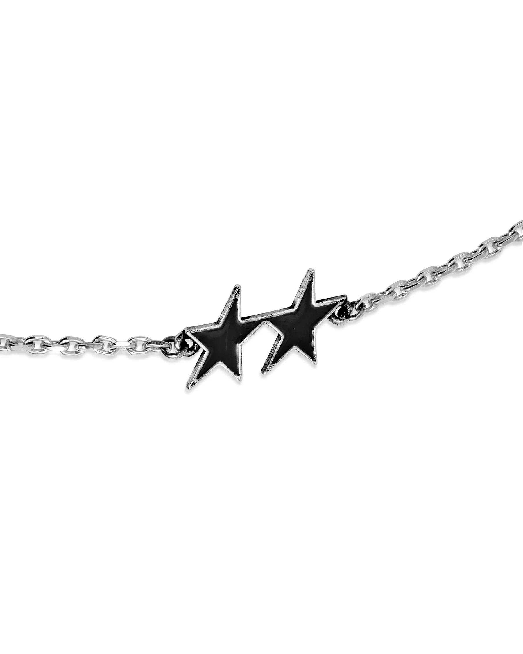 Black Enameled Icon Necklace - Image 6