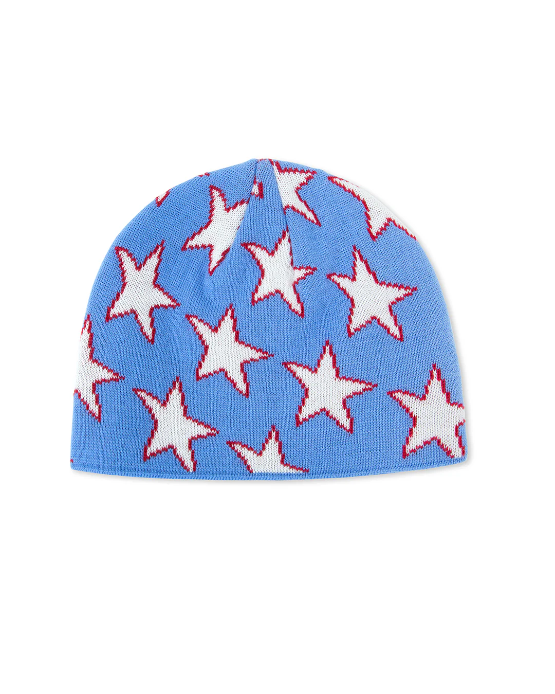 Blue All-over Stars Beanie - Image 5
