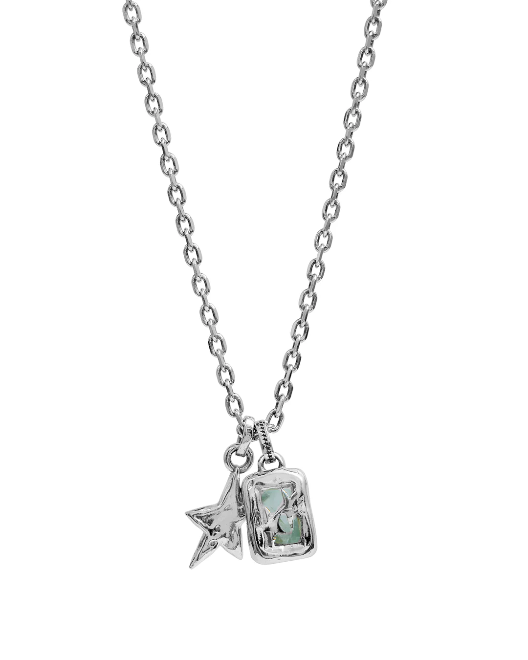 Blue Stone Multicharm Necklace - Image 5