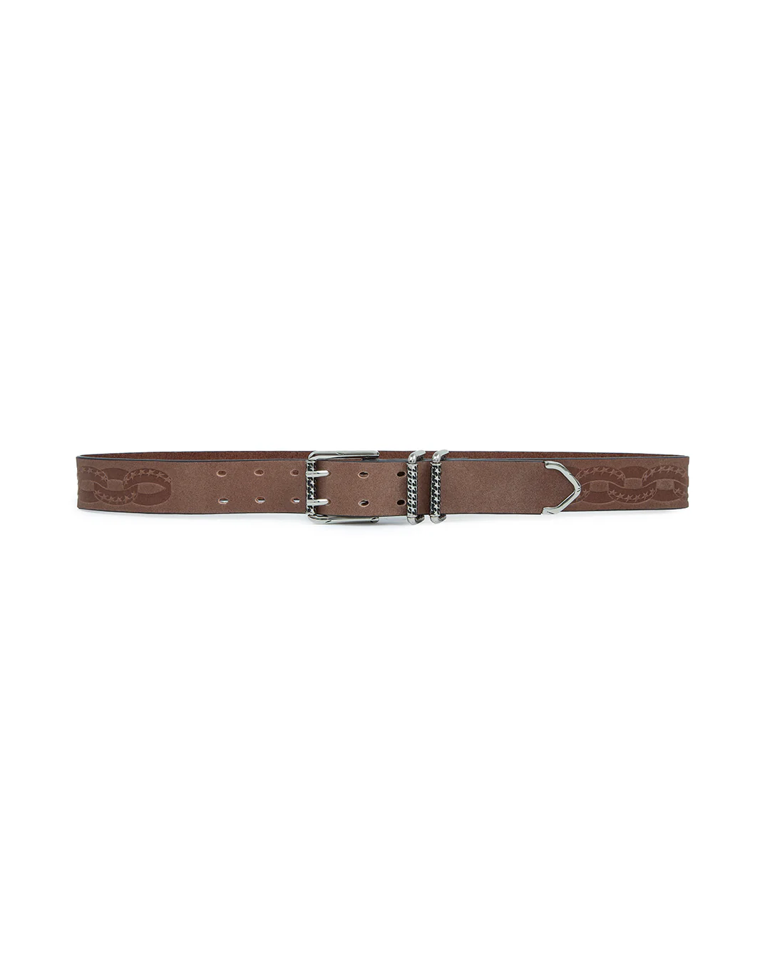 Brown Icon Link Belt - Image 2