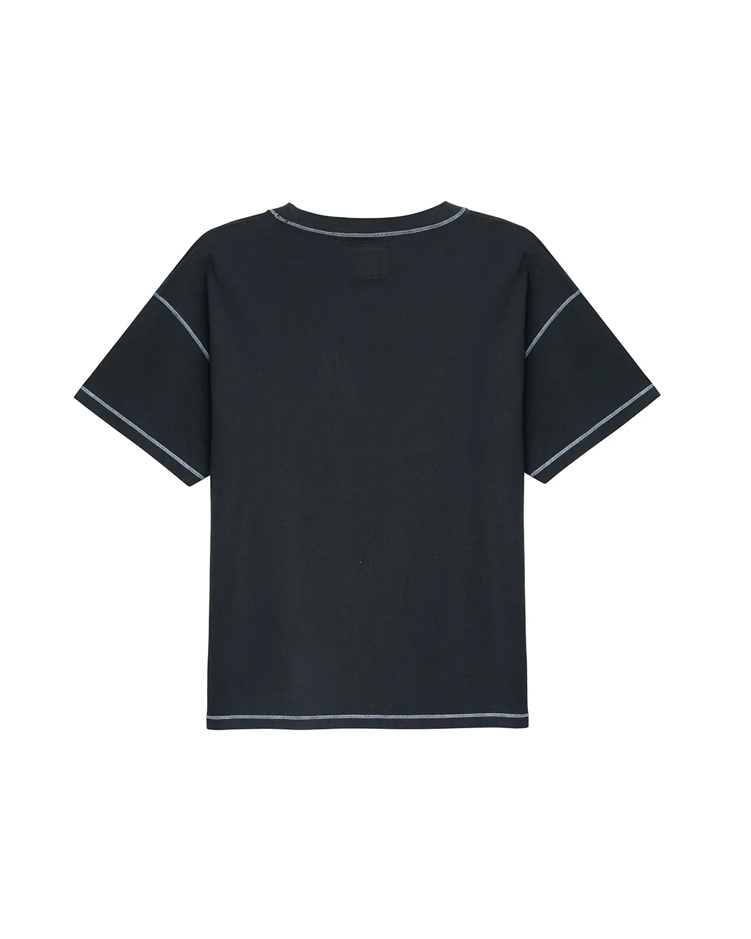 Black Contrast Tee - Image 7