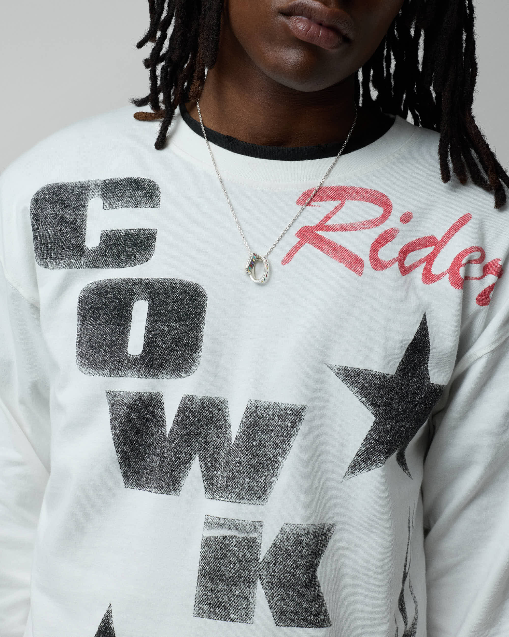 Cowkidz Longsleeve Tee White - Image 6