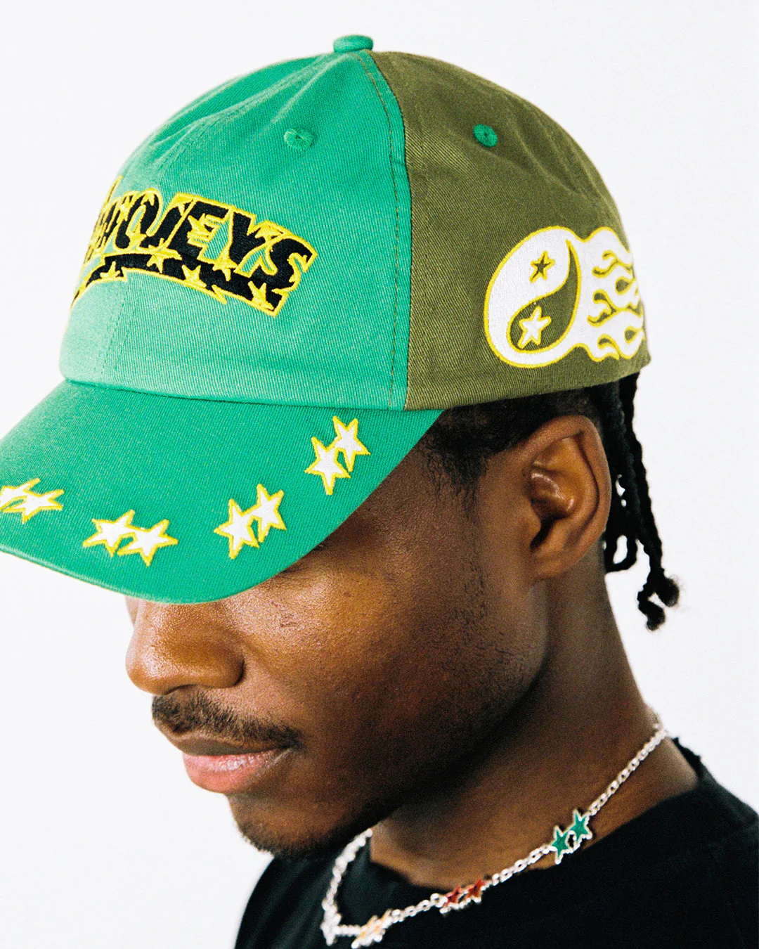 Embroidered Green Dad Cap - Image 3