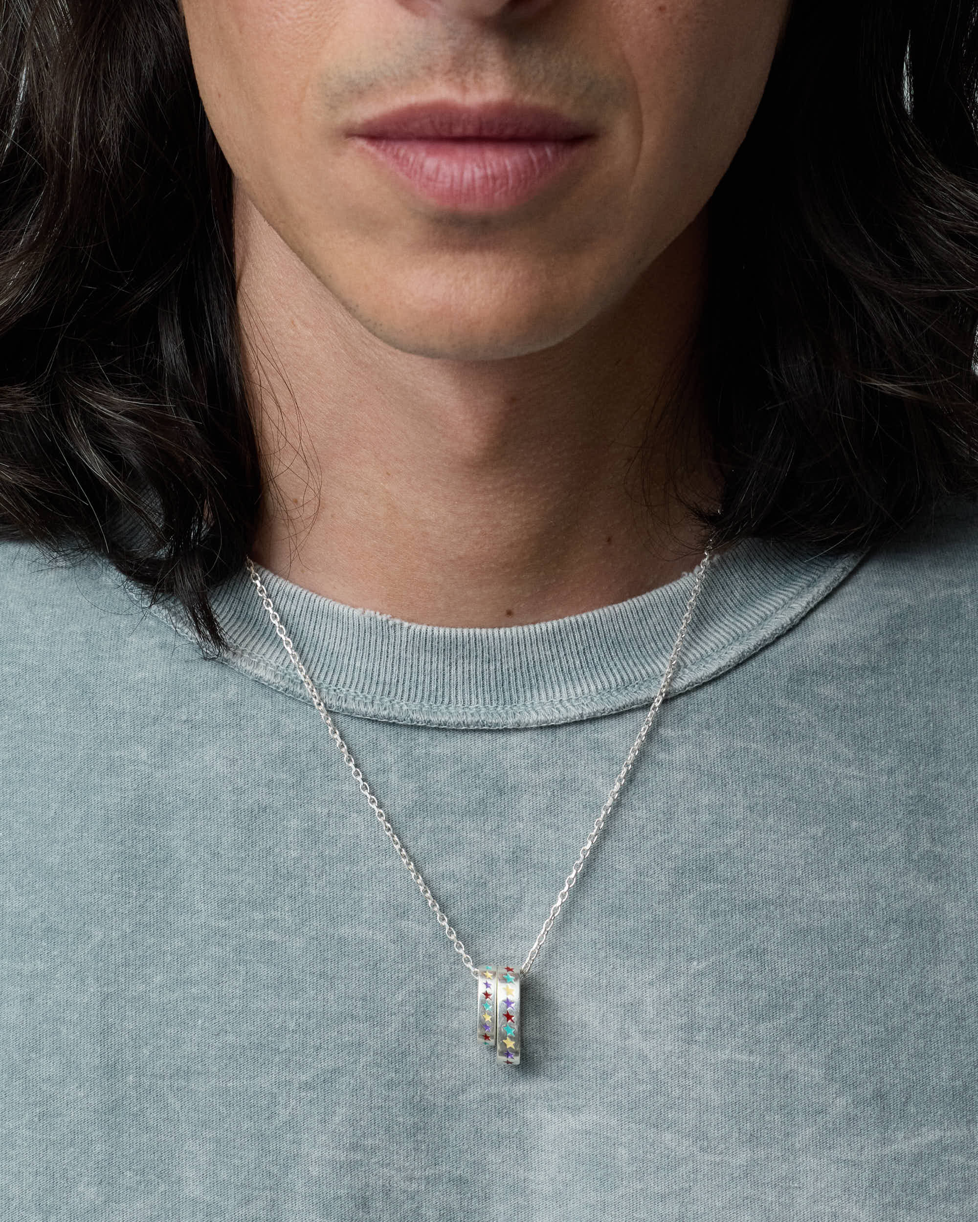 Enameled Multicolor Icon Link M - Image 3