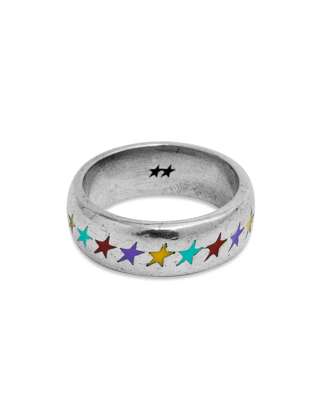 Enameled Multicolor Starline Ring M - Image 3