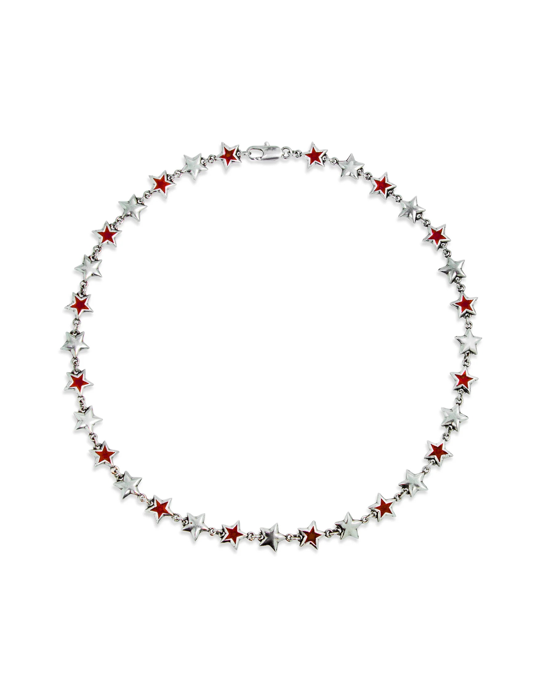 Enameled Stars Necklace - Image 3