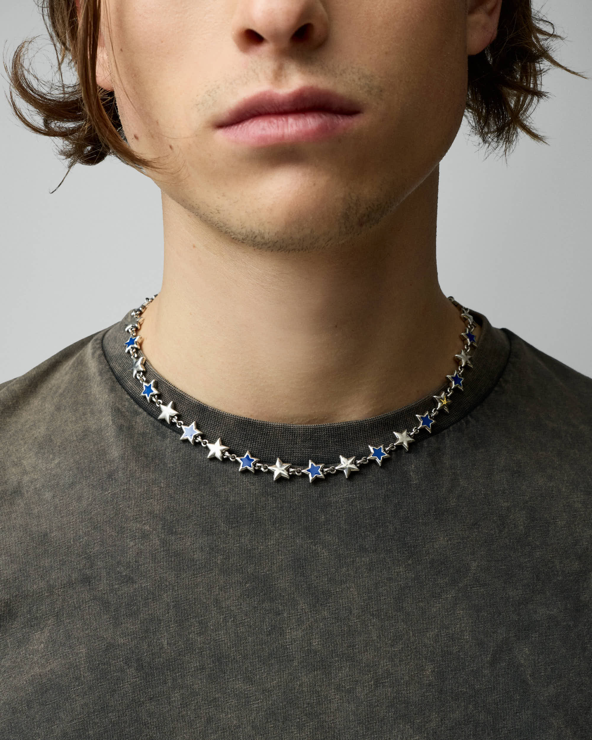 Enameled Stars Necklace - Image 3