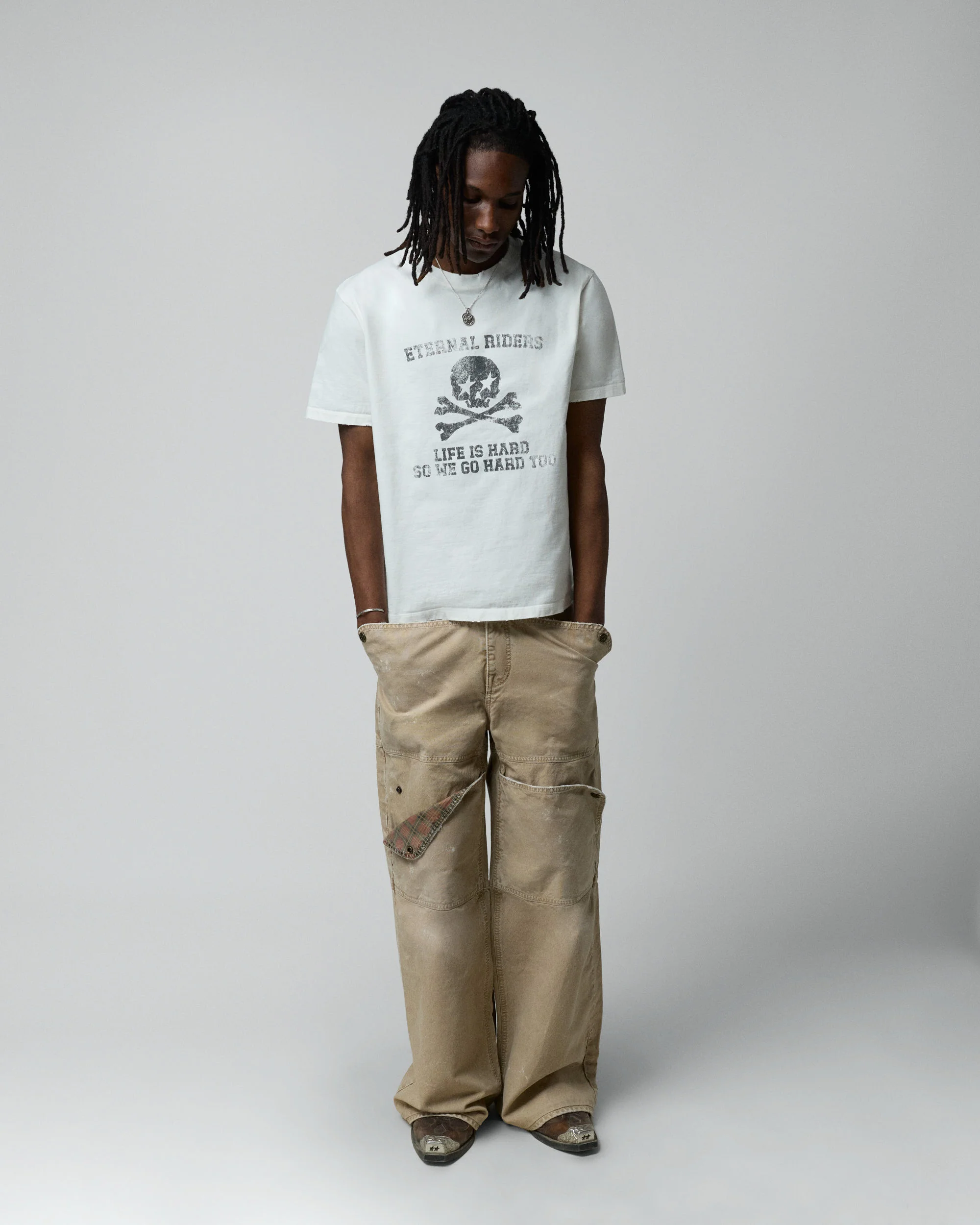 Eternal Riders White Tee - Image 3