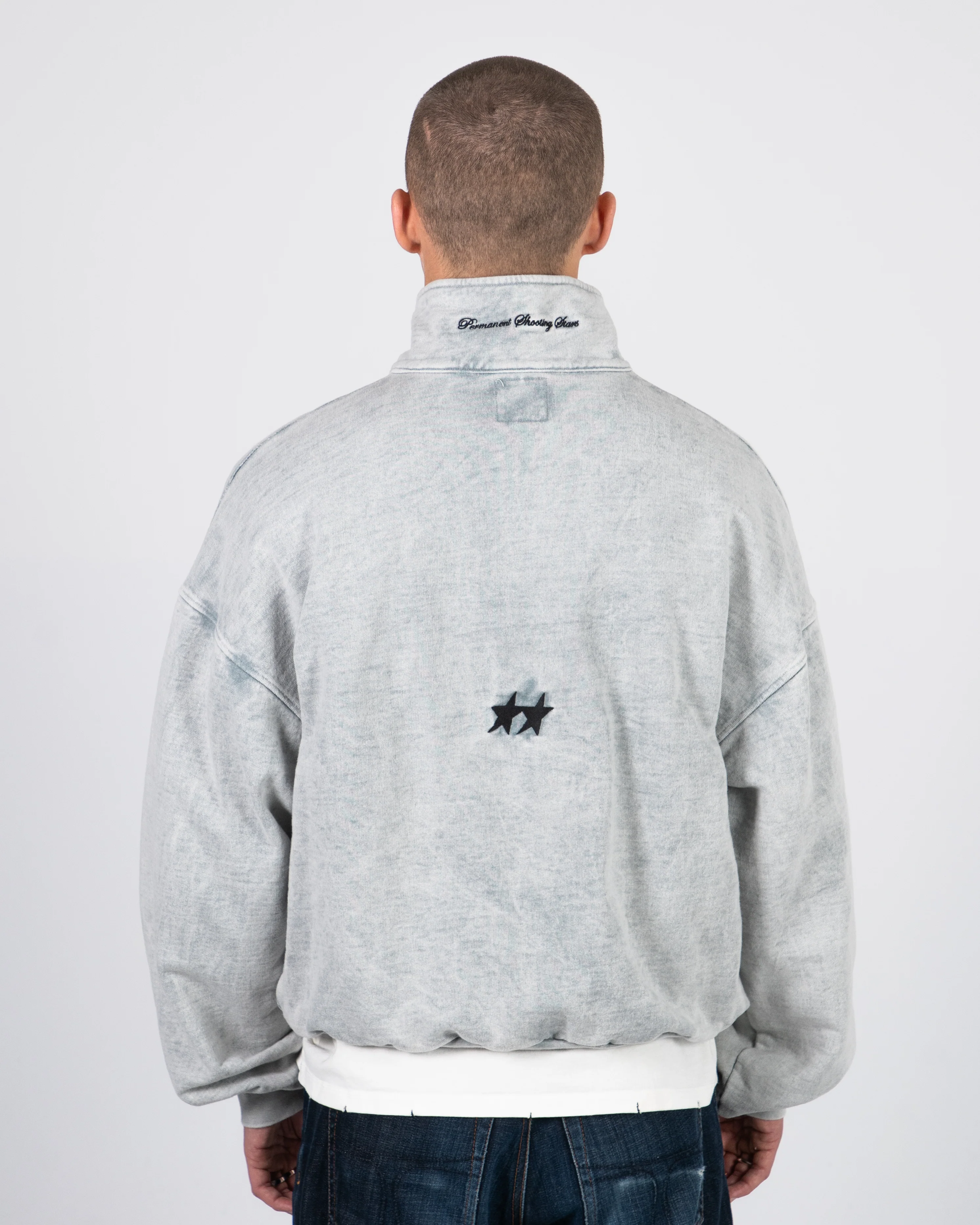 Icon Acid Grey Quarter Zip - Image 4