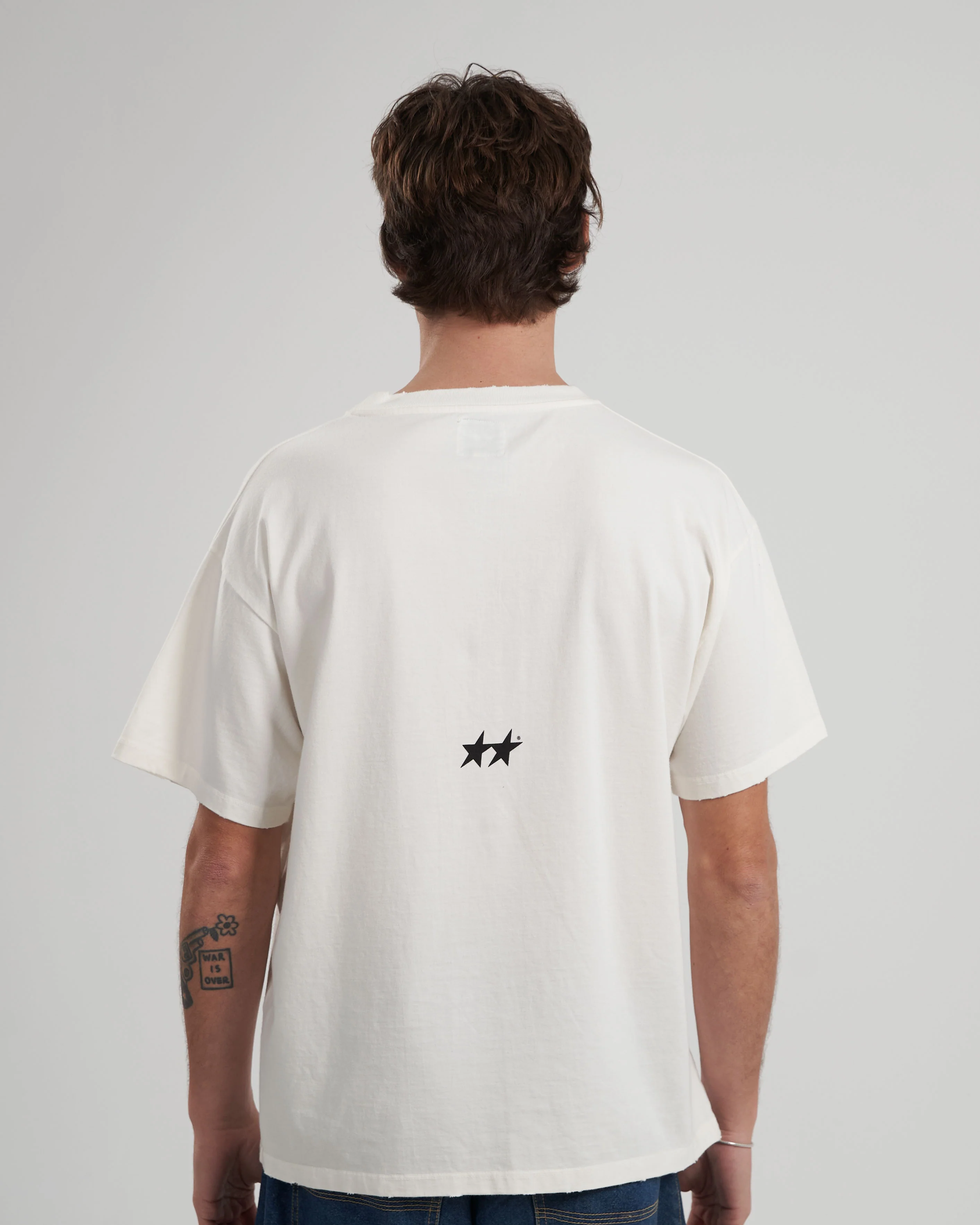 Icon Vintage White T-Shirt - Image 4
