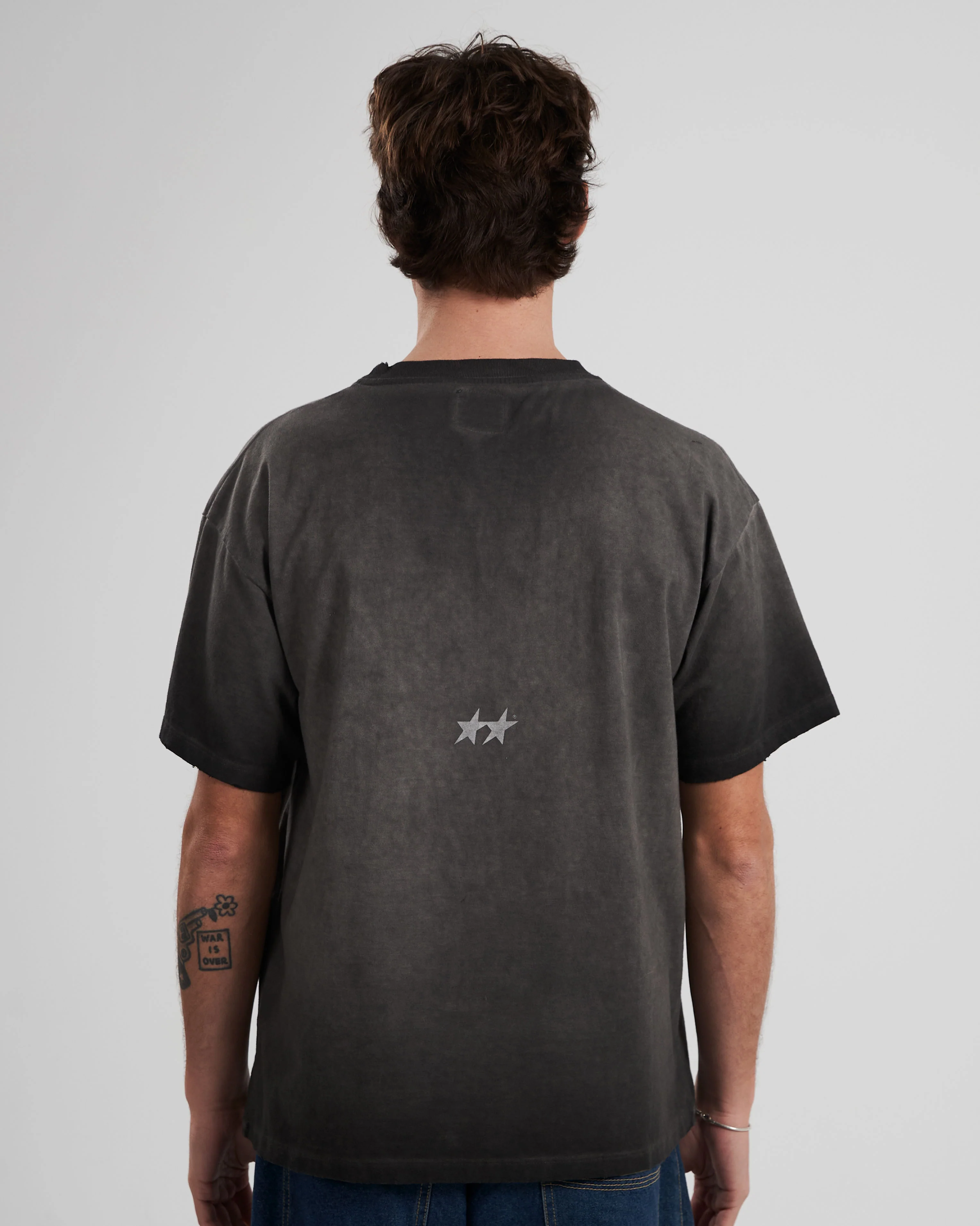 Icon Washed Black T-Shirt - Image 4