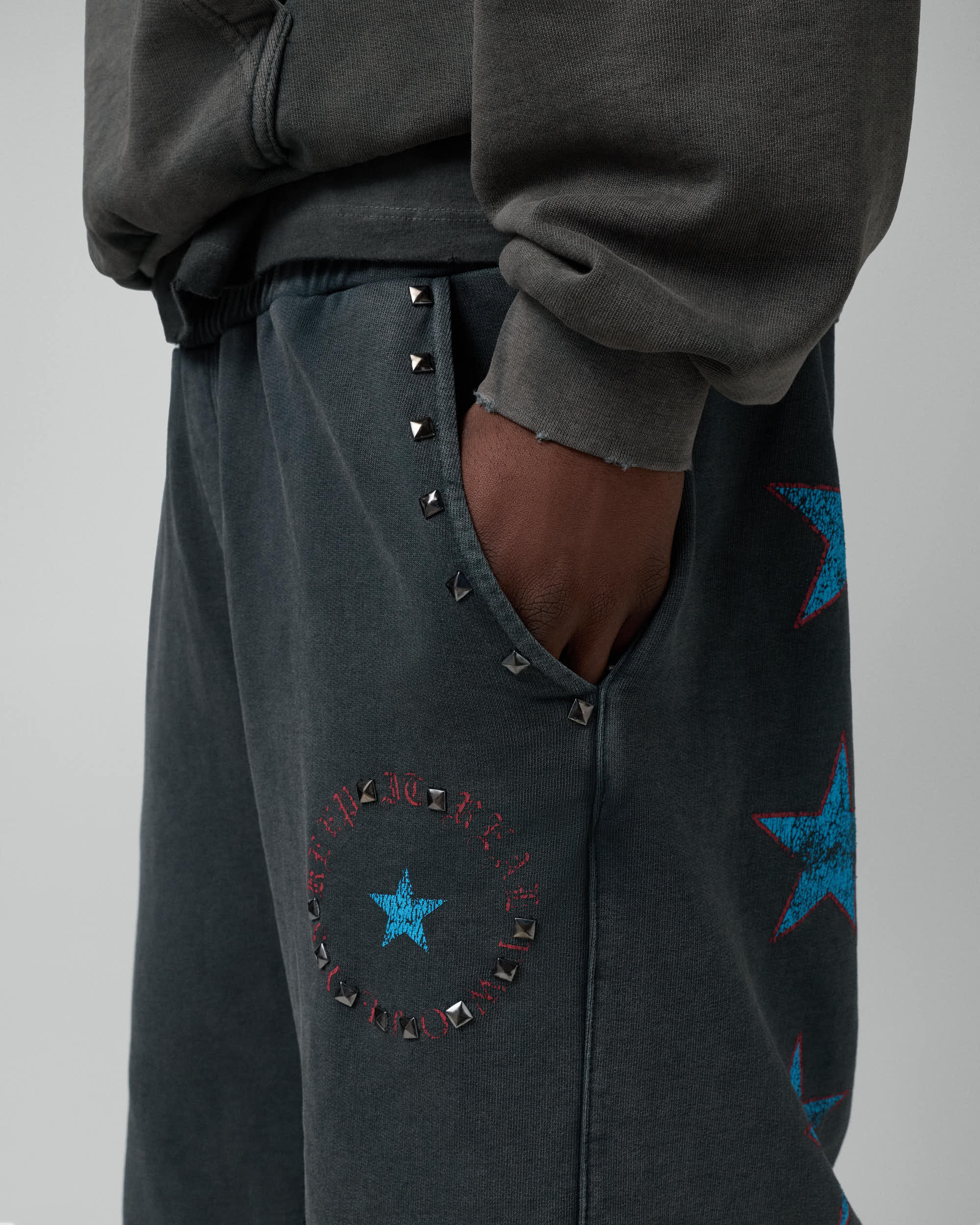 Keep it Real Black Short Sweatpants - Image 6
