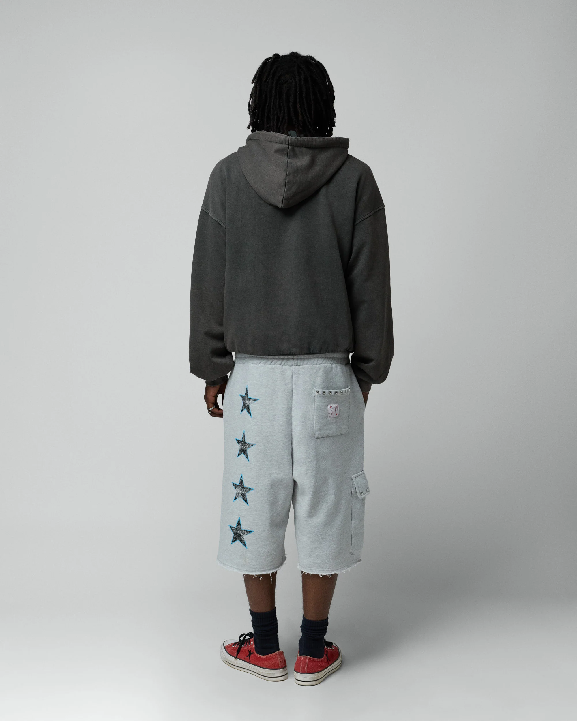 Keep it Real Grey Short Sweatpants - Image 5