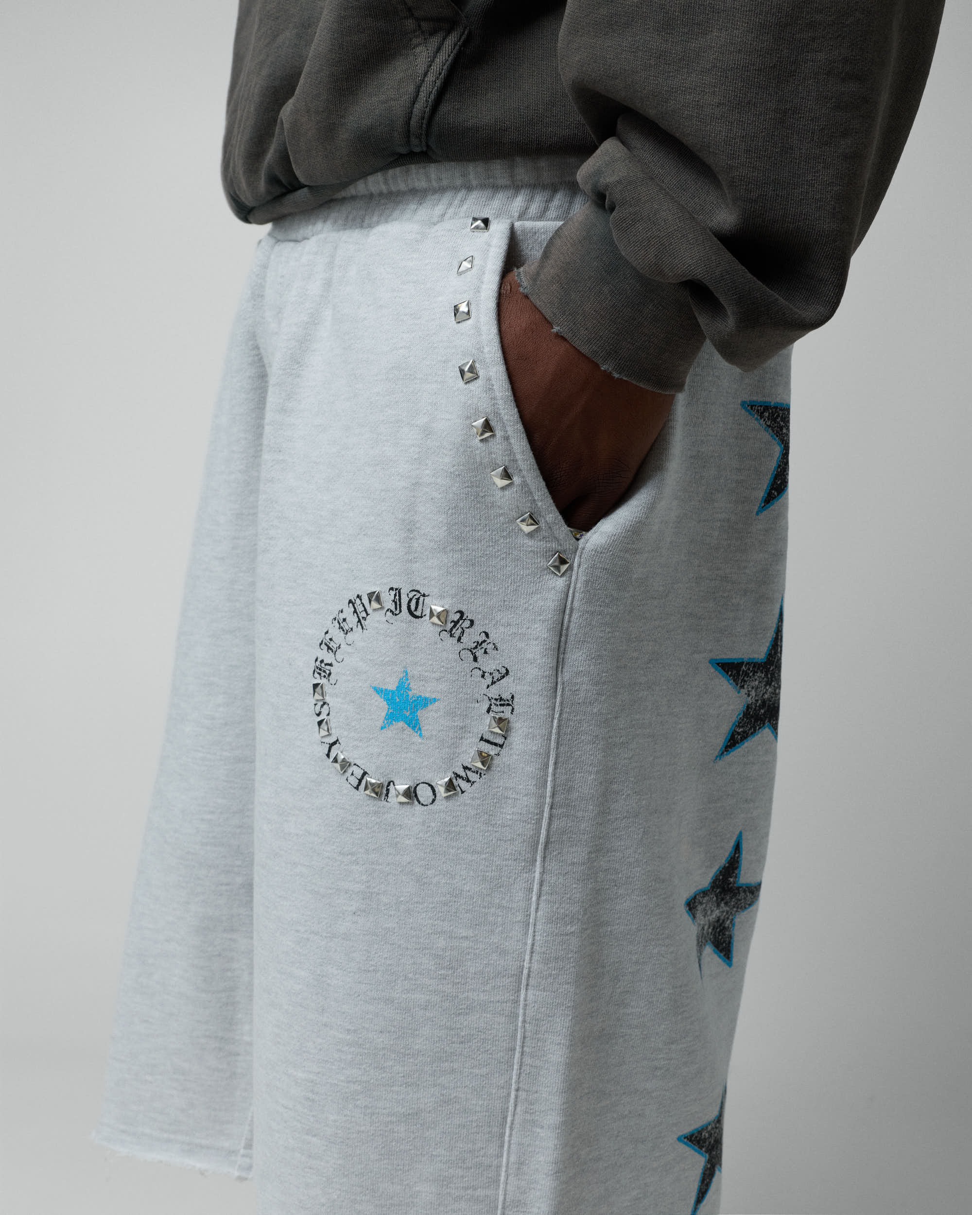 Keep it Real Grey Short Sweatpants - Image 6