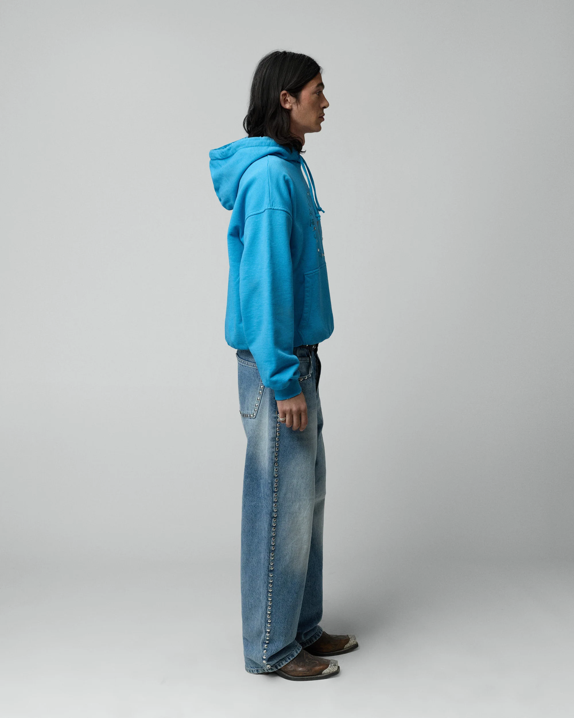 Keep It Real Sky Blue Hoodie - Image 4