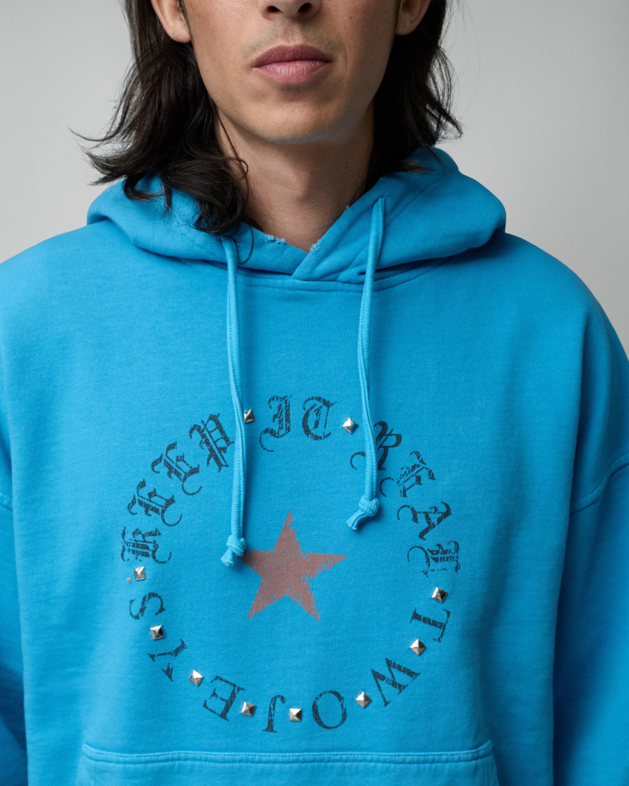 Keep It Real Sky Blue Hoodie - Image 6