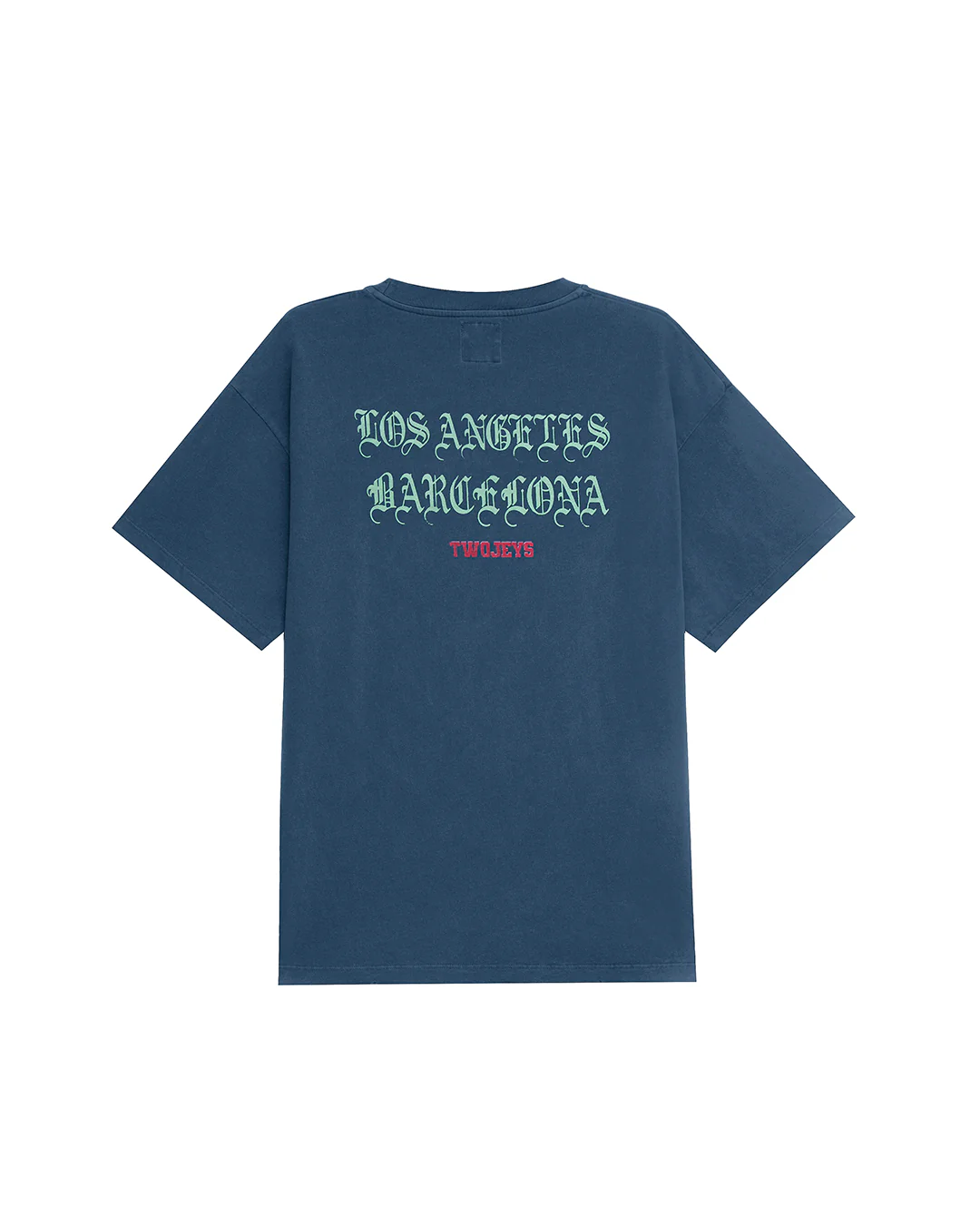 LA-BCN Tee Navy - Image 2