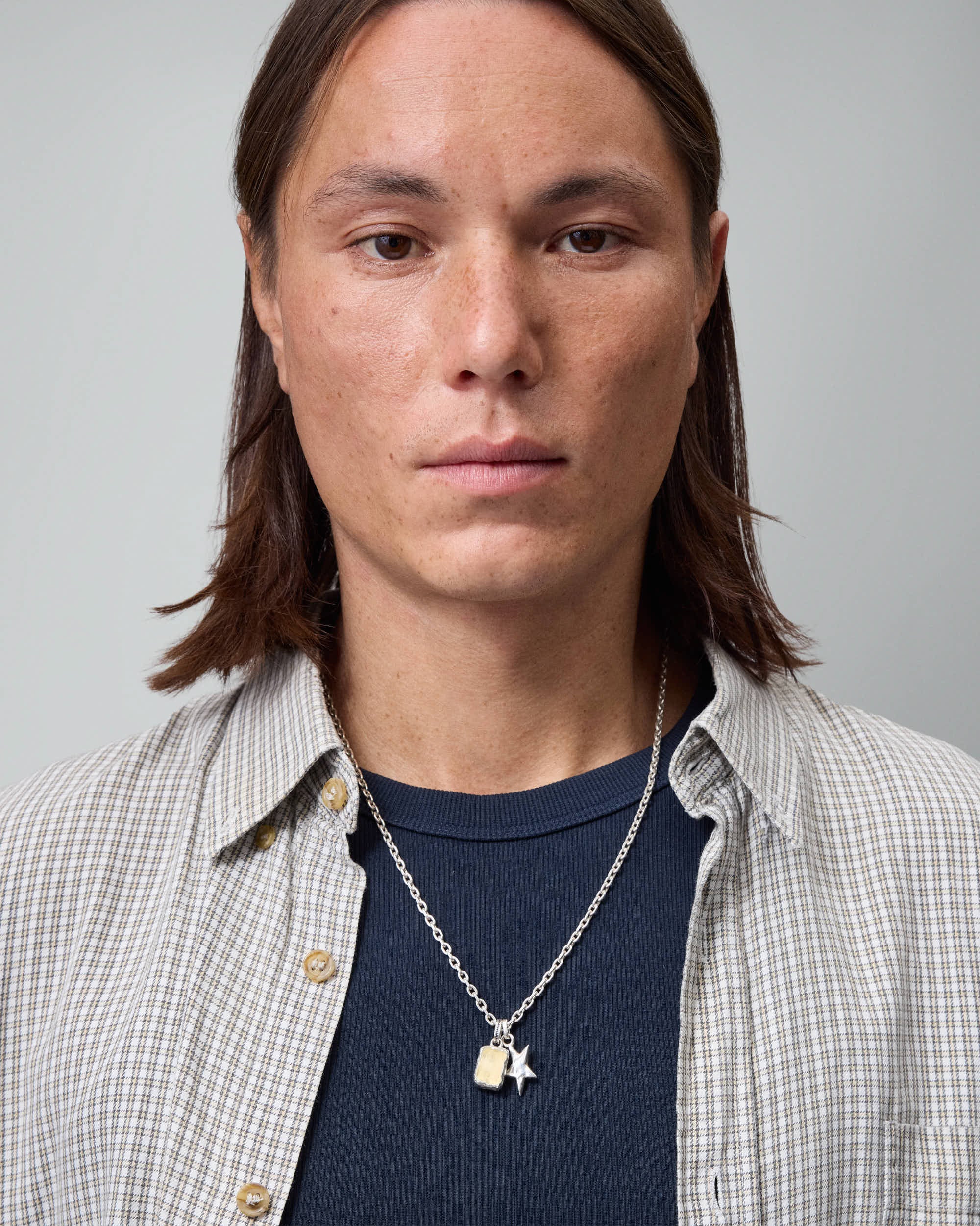 Yellow Stone Multicharm Necklace - Image 2