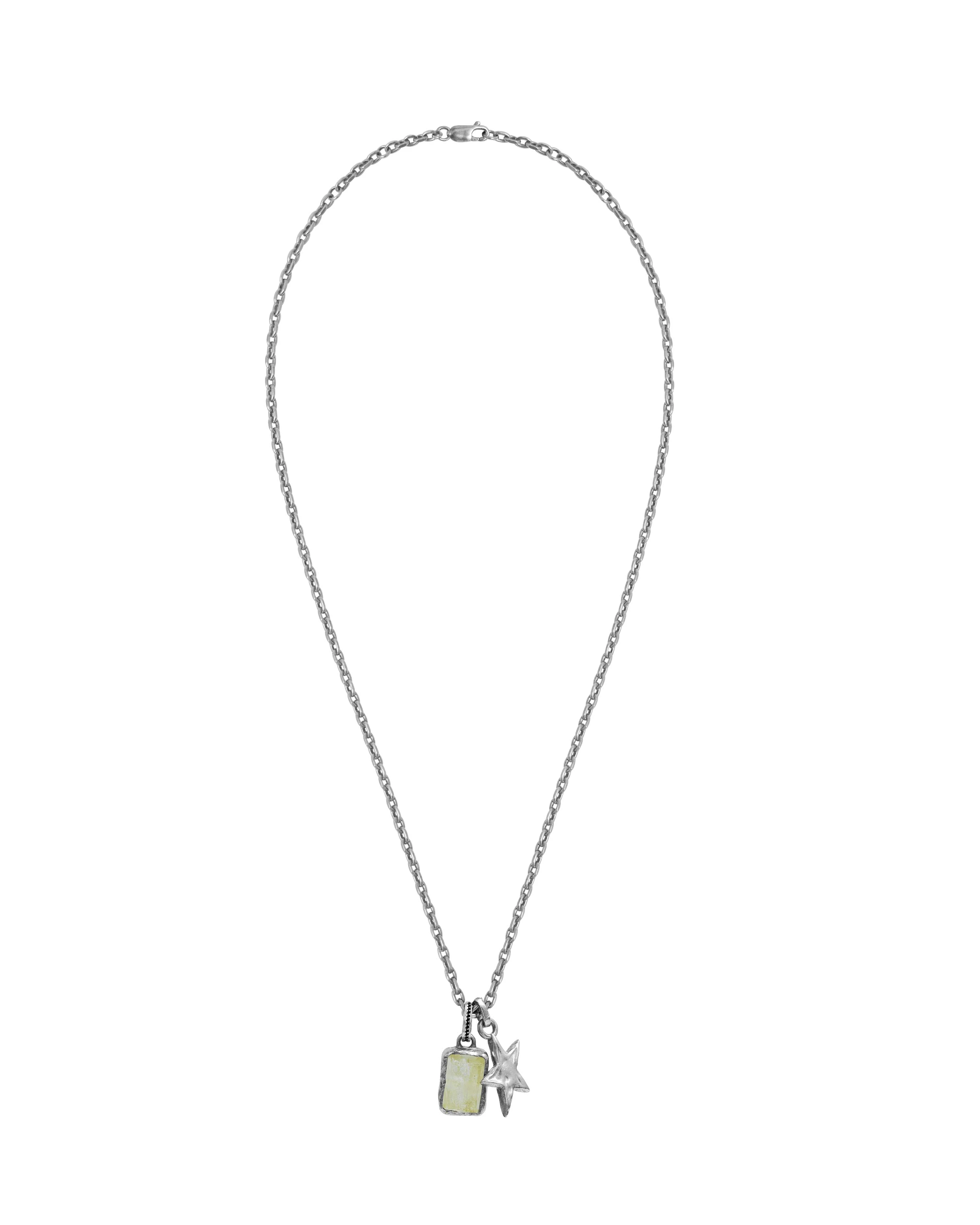 Yellow Stone Multicharm Necklace - Image 5