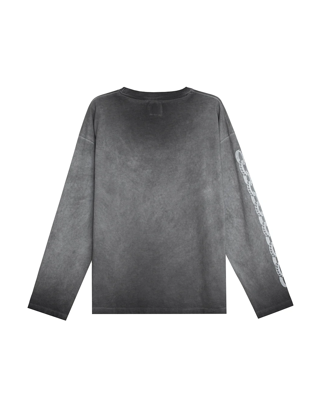 Black Icon Chain Long Sleeve Tee - Image 5