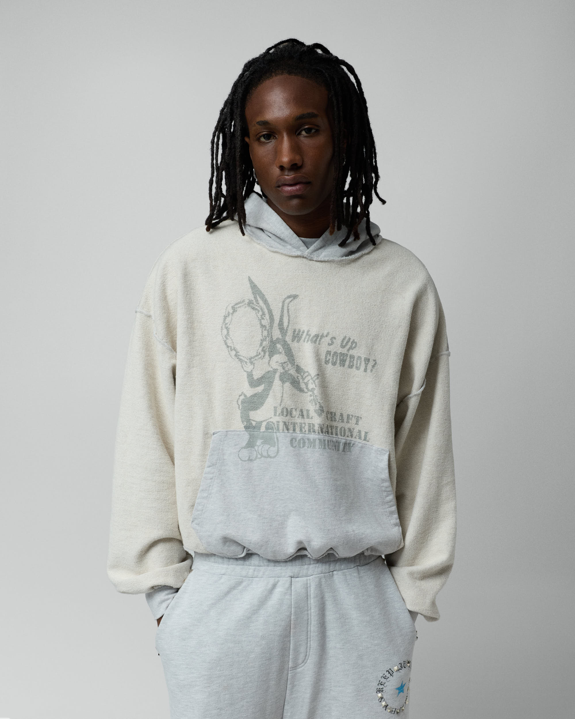 Local Craft Hoodie Grey Melange - Image 2