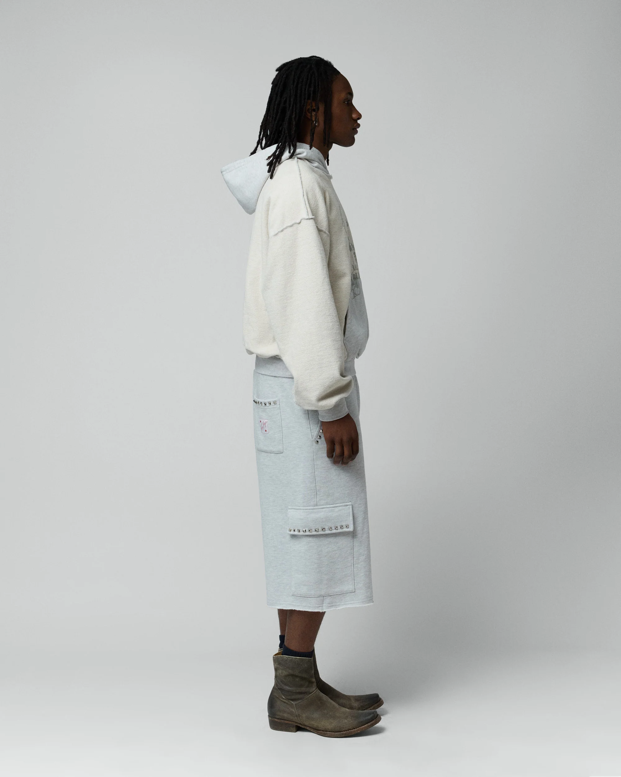 Local Craft Hoodie Grey Melange - Image 4