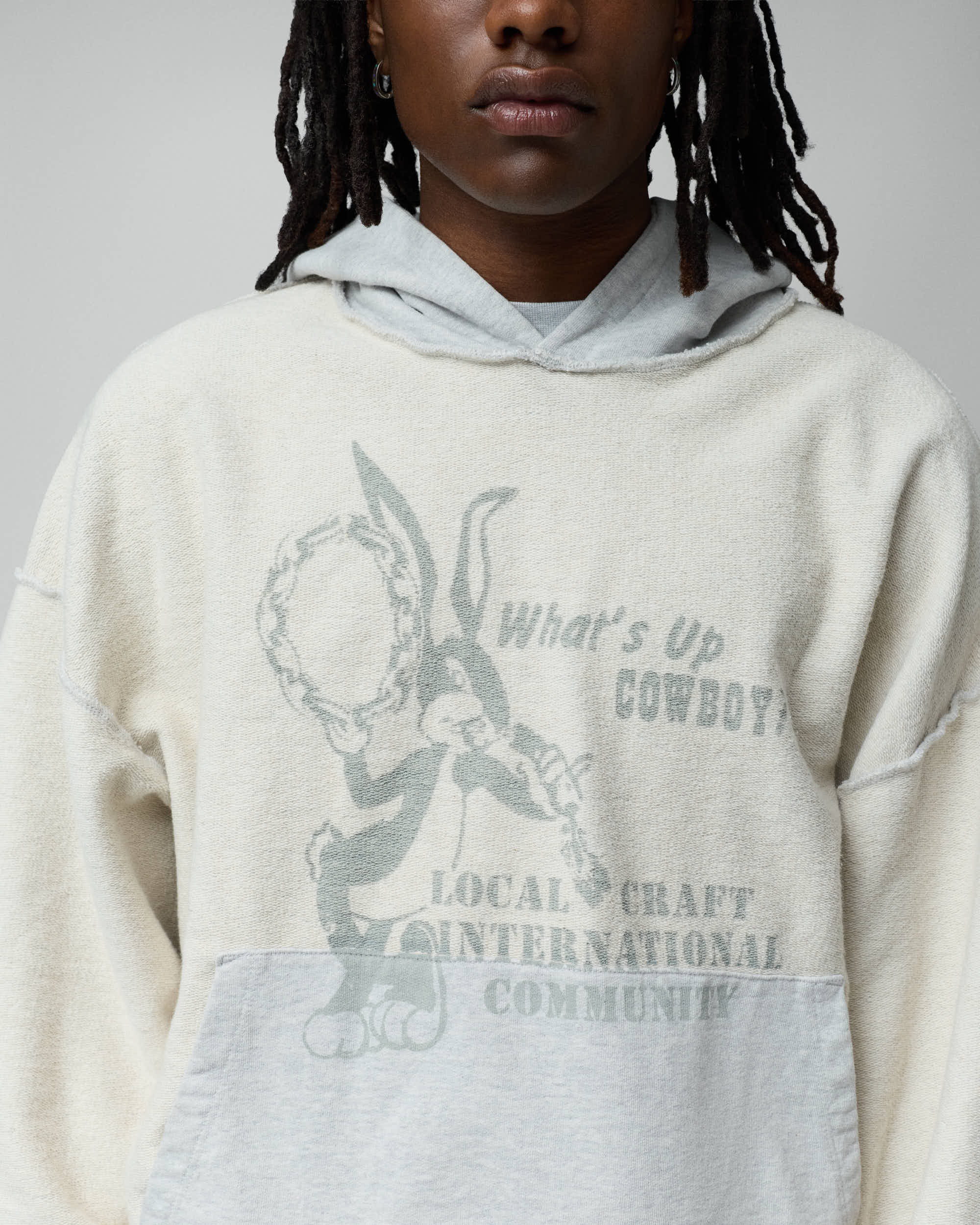 Local Craft Hoodie Grey Melange - Image 6