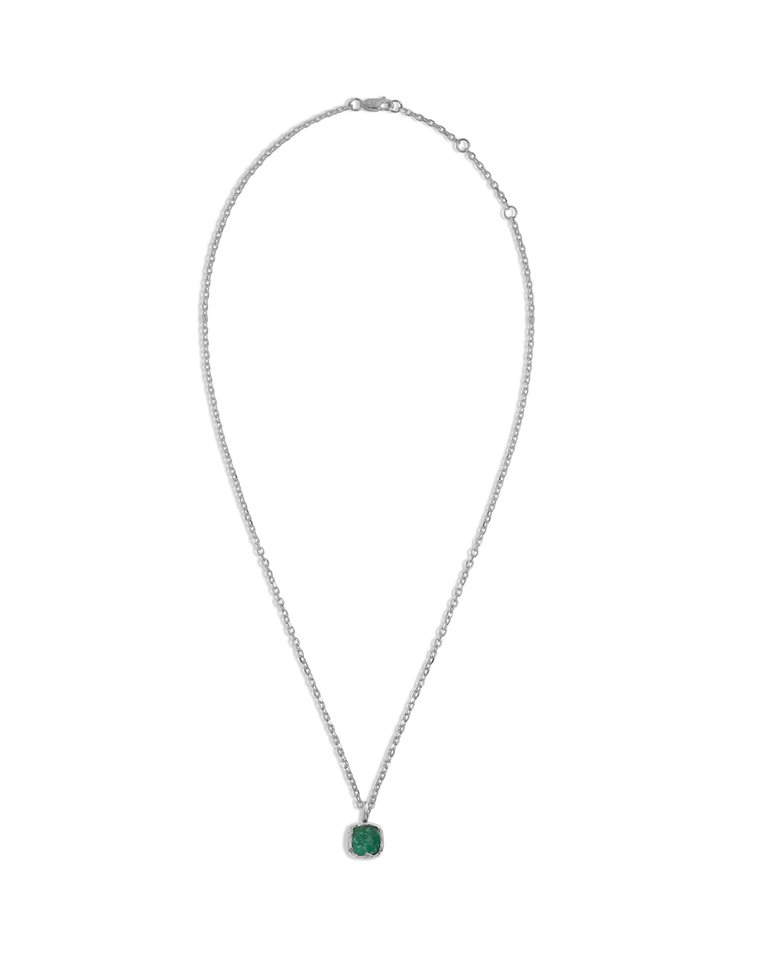 Mini Green Stone Necklace - Image 4