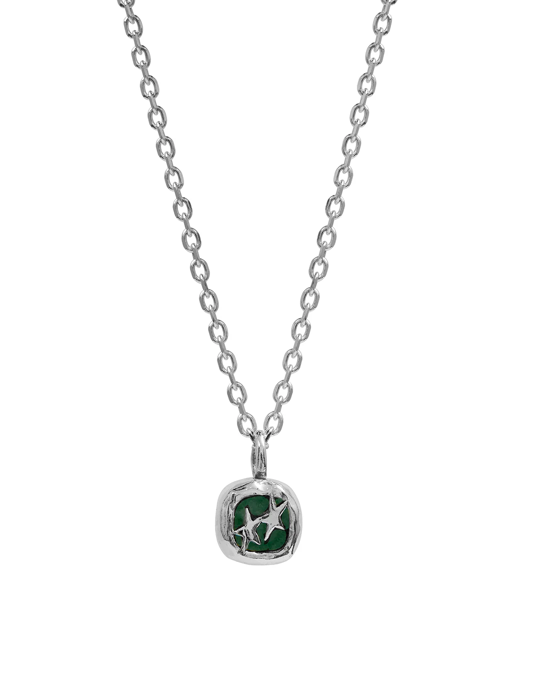 Mini Green Stone Necklace - Image 5