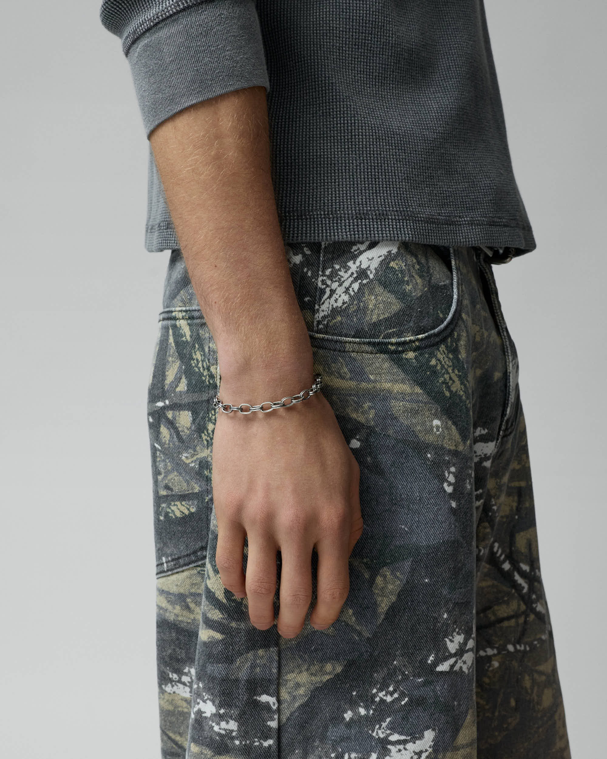 Mini Monogram Icon Link Bracelet - Image 2