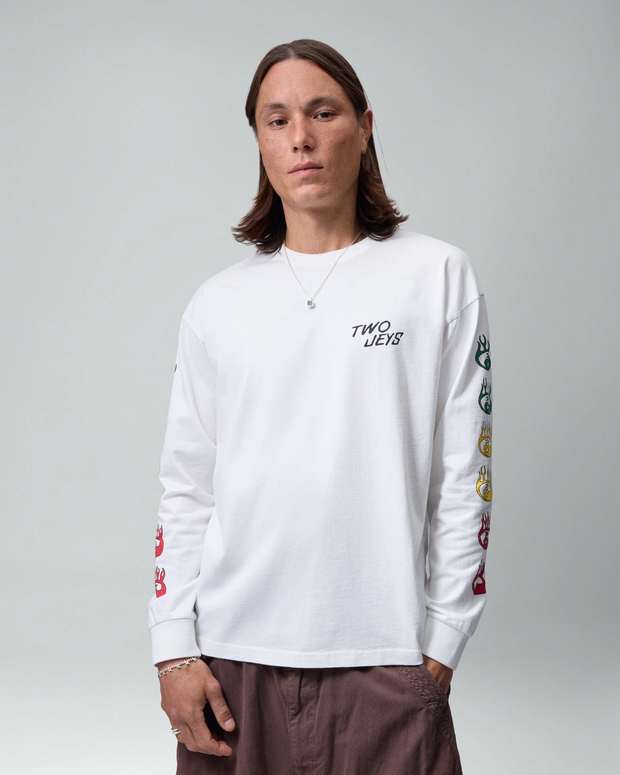 One Love White Longsleeve - Image 2