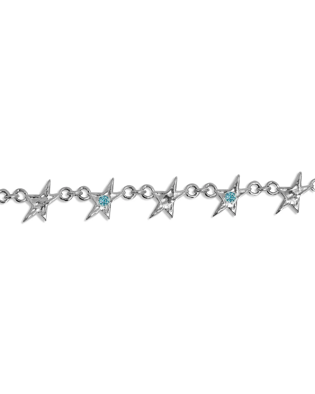Organic Blue Stone Star Bracelet - Image 3
