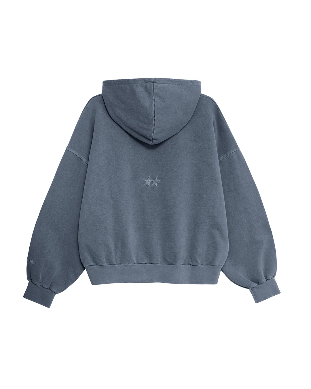 Pigment Dyed Blue Icon Hoodie - Image 7