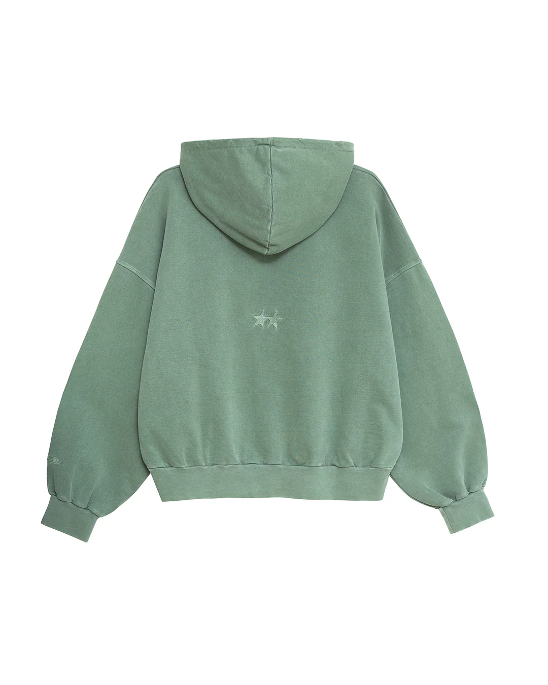 Pigment Dyed Green Icon Hoodie - Image 3