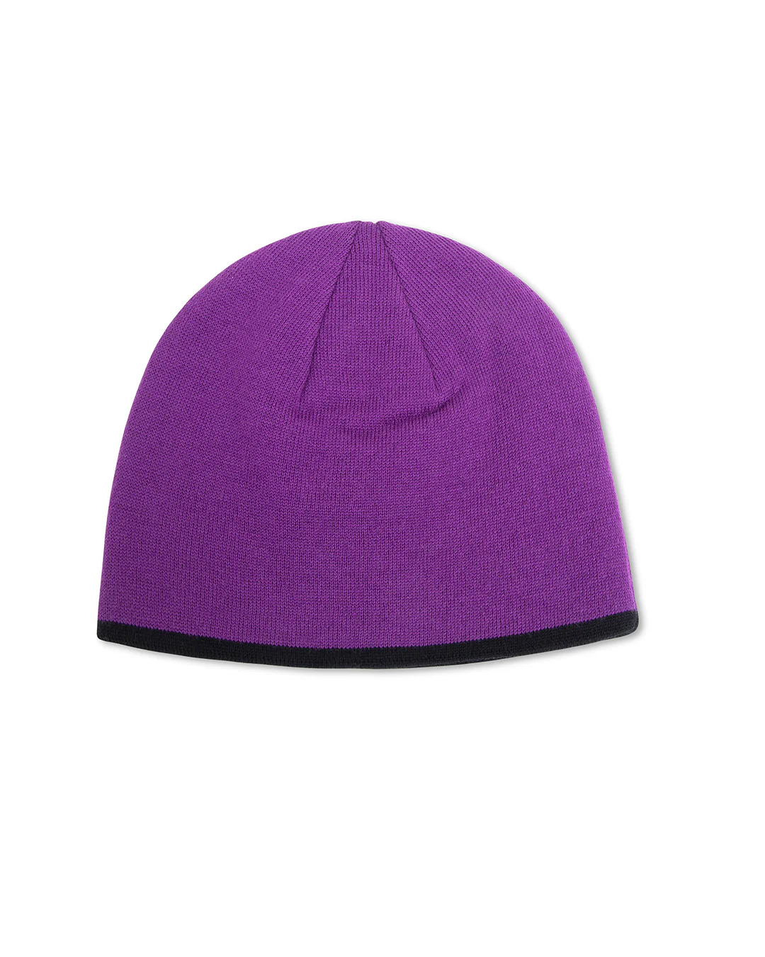 Reversible Icon Black/Purple Beanie - Image 3