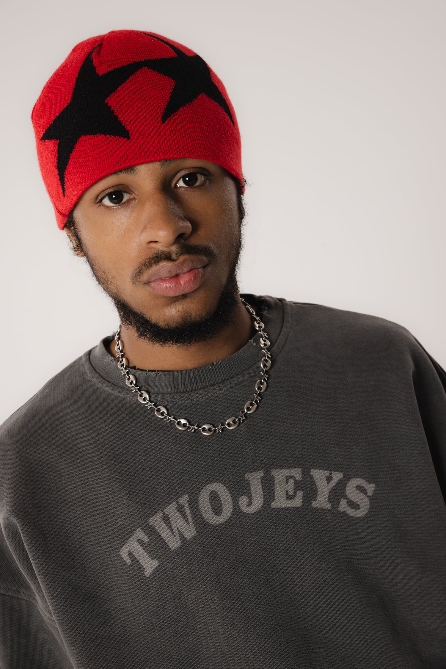 Reversible Icon Camo/Red Beanie - Image 4