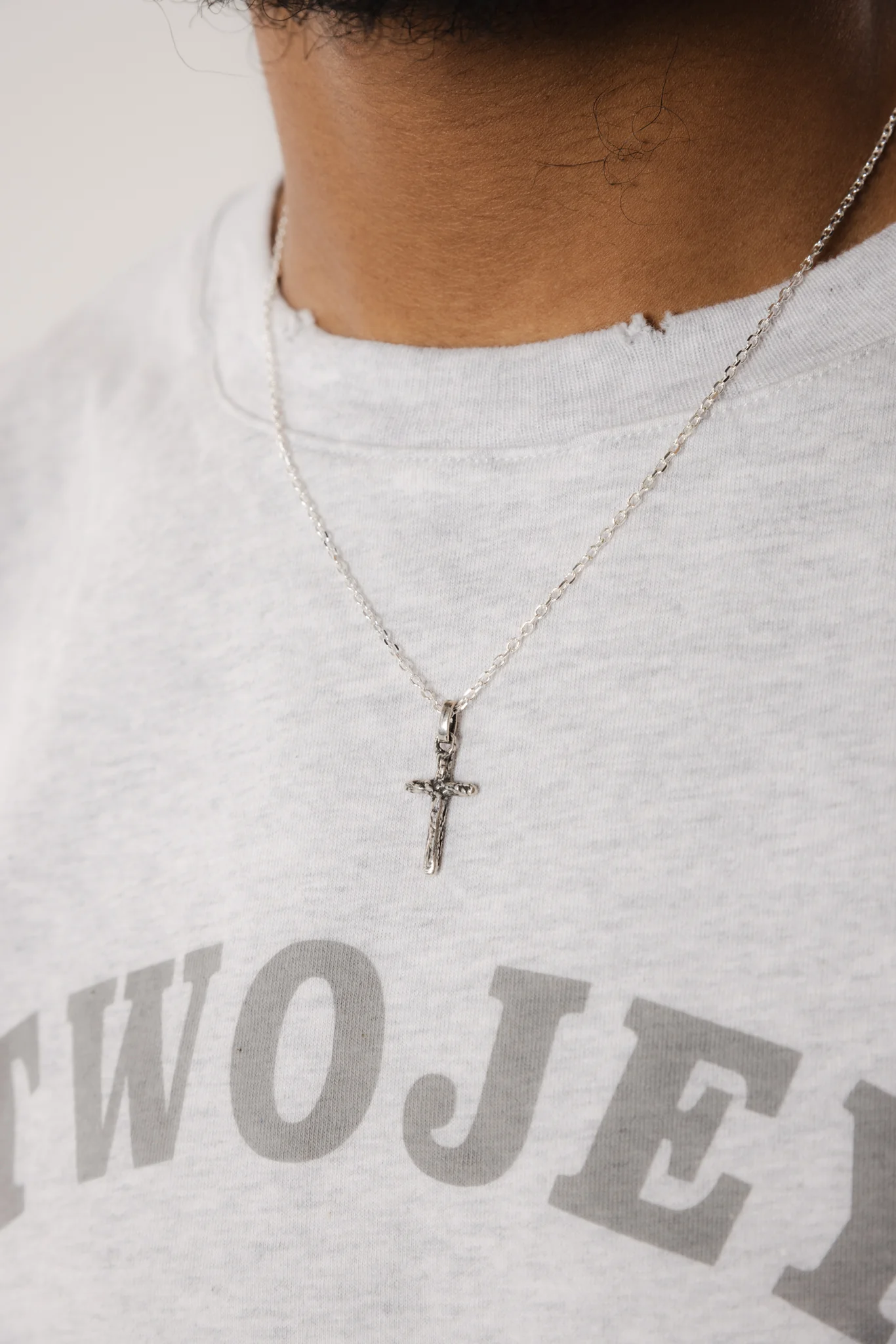 Single Cross Necklace - Image 2
