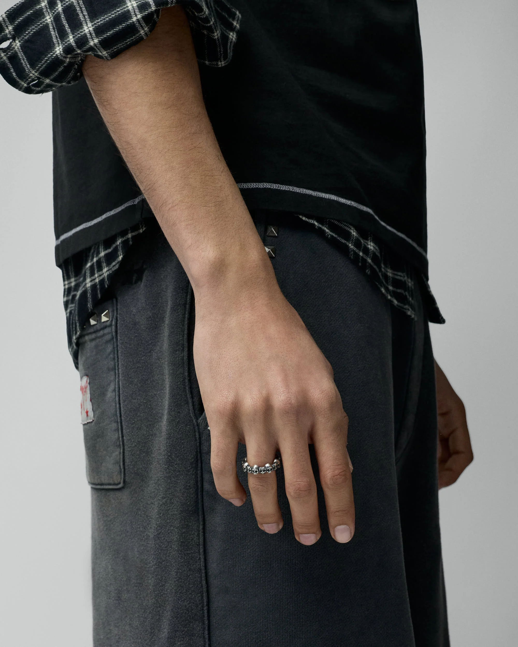 Stacked Skull Ring - Image 2