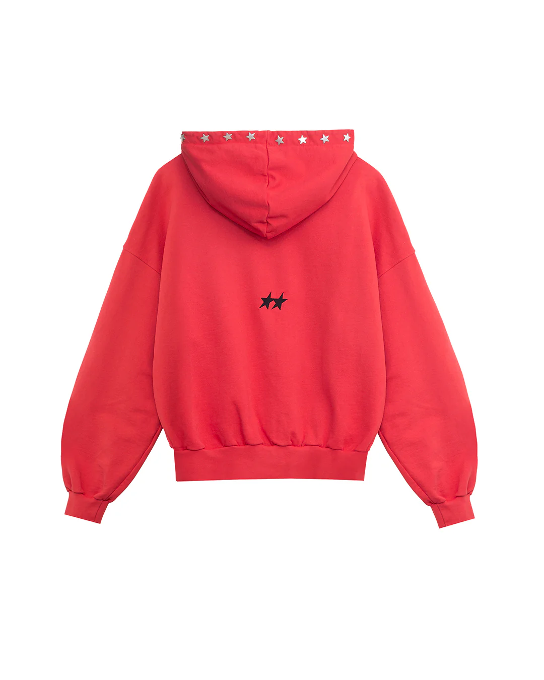 Stars Studded Red Hoodie - Image 7