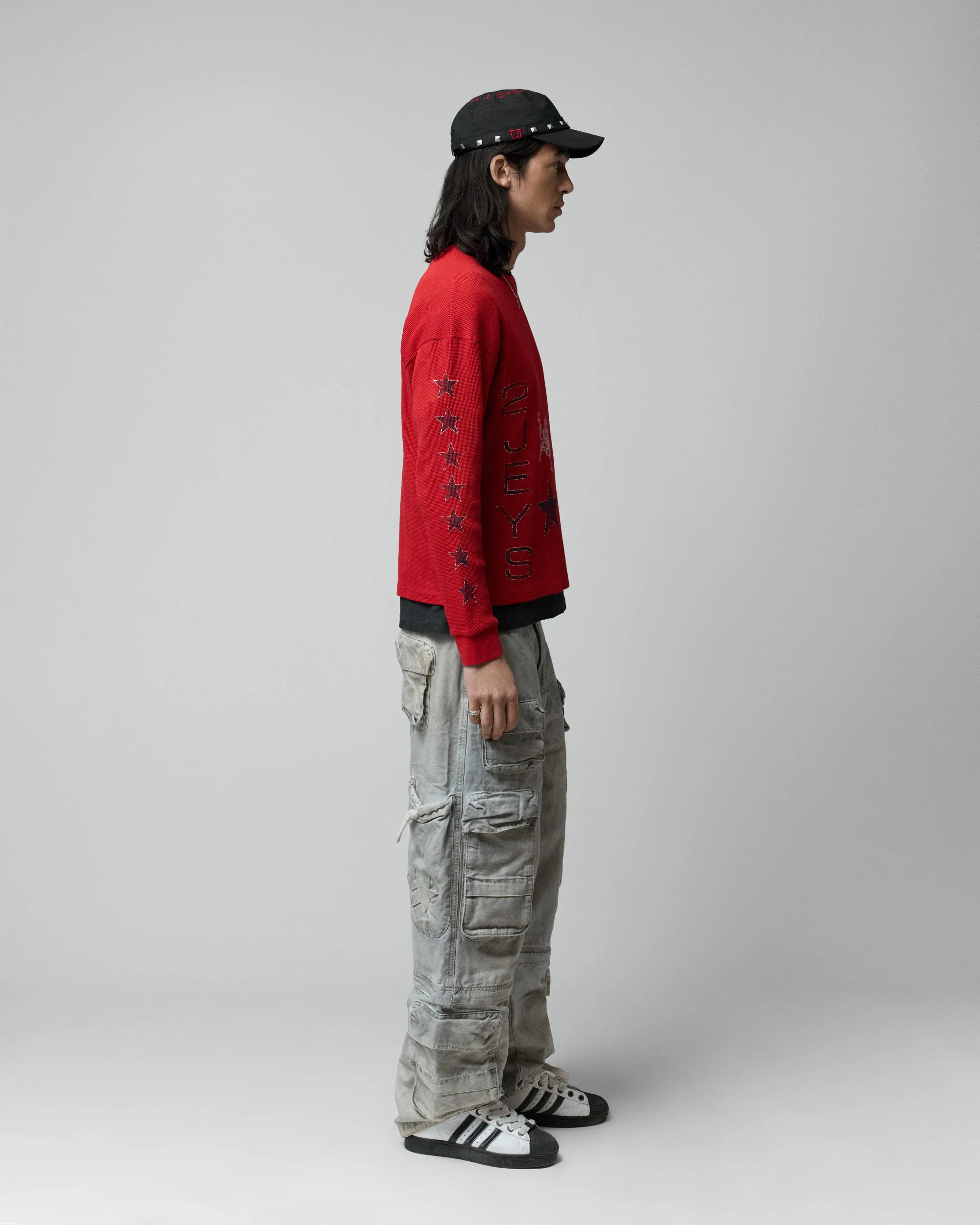 Sterling Waffle Longsleeve Red - Image 4