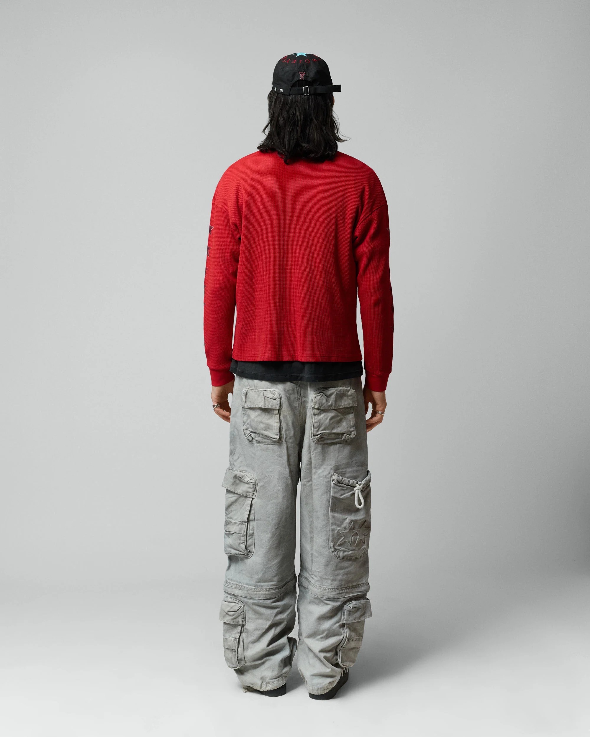 Sterling Waffle Longsleeve Red - Image 5