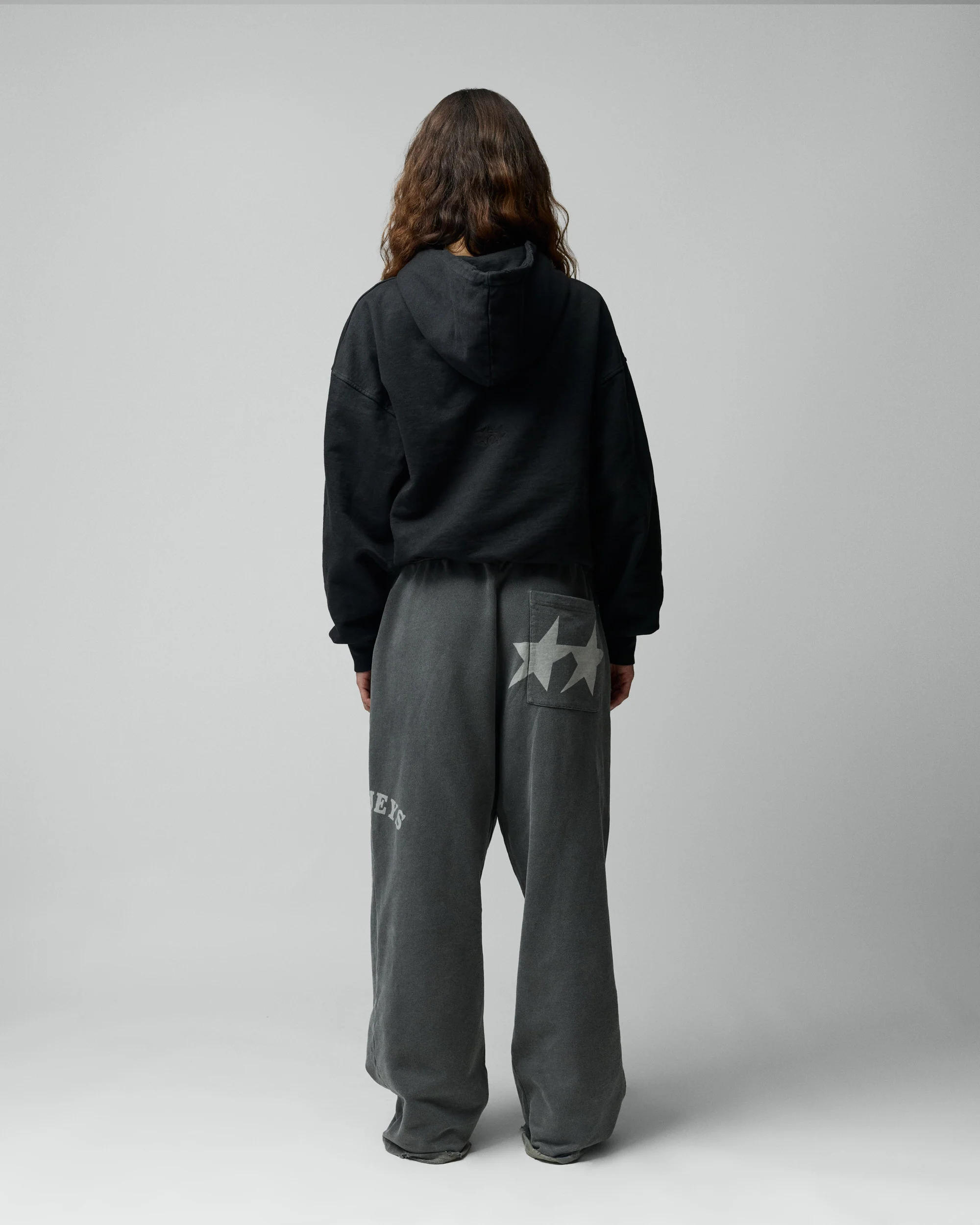 Stone Washed Black Icon Hoodie - Image 5