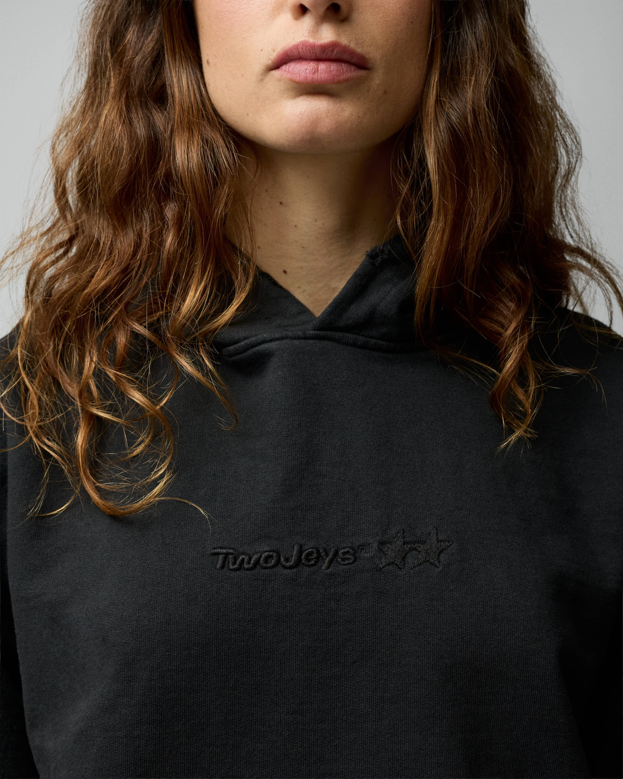 Stone Washed Black Icon Hoodie - Image 6