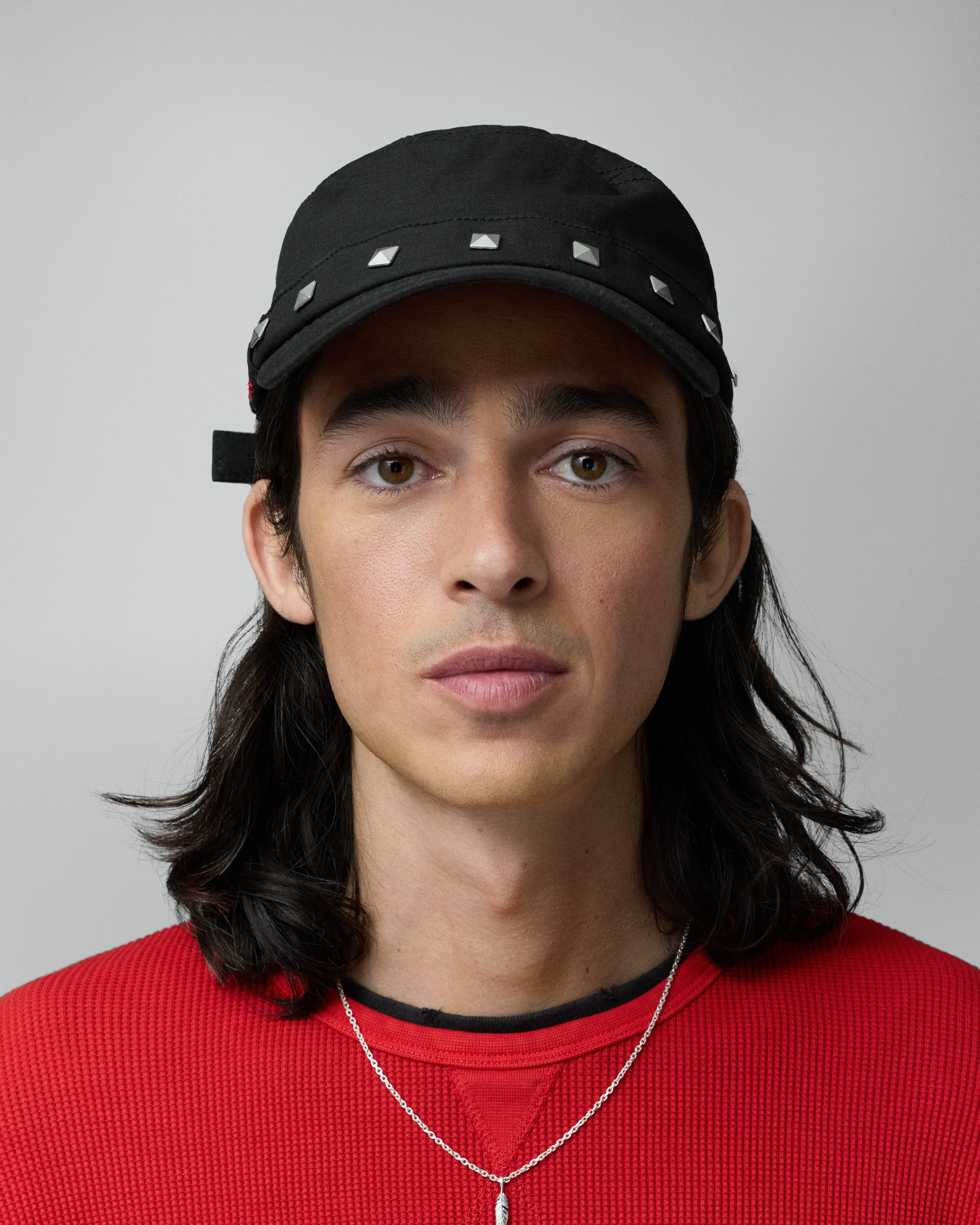 Studded Black Guerrilla Cap - Image 2