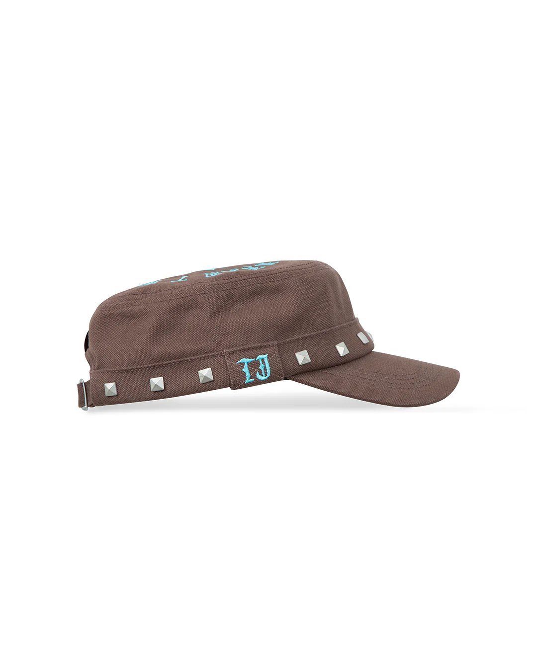 Studded Brown Guerrilla Cap - Image 5