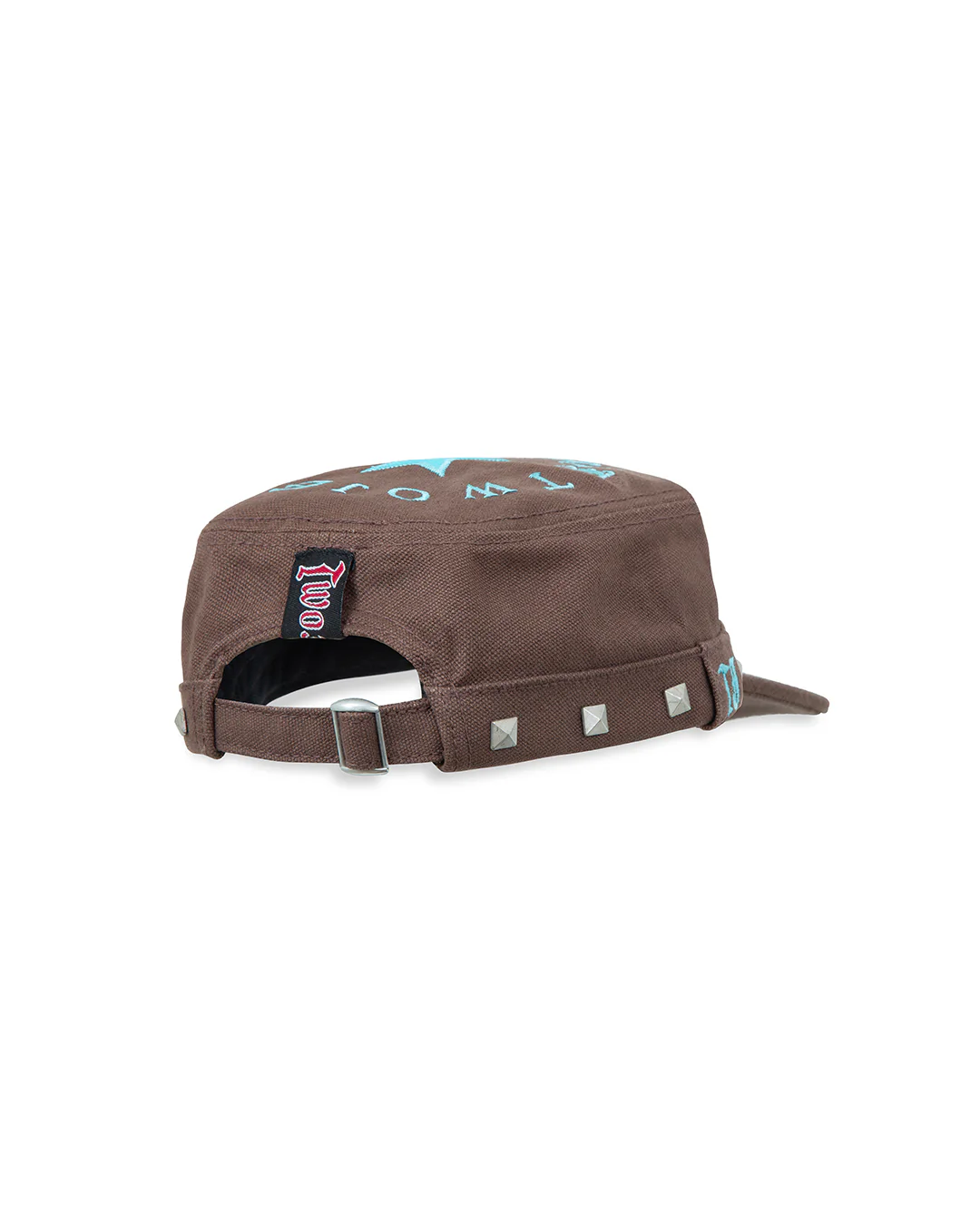 Studded Brown Guerrilla Cap - Image 6