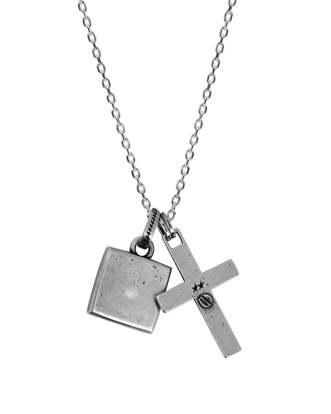 Studded Cross Necklace - Image 4